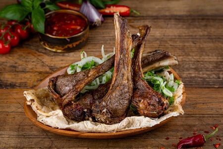 Шашлык из бараньего антрекота