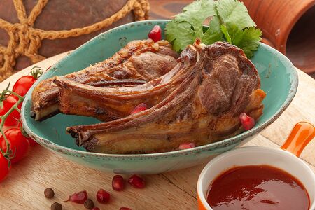 Шашлык из бараньей корейки