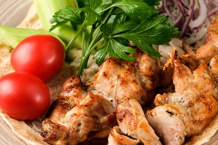 Шашлык из куриного бедра