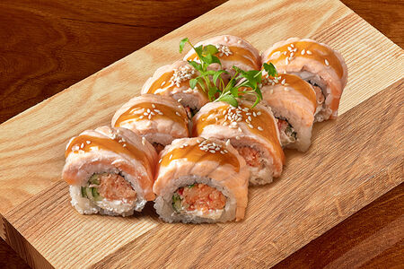 Запеченный ролл Филадельфия гриль