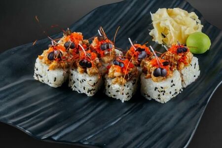 Тартар ролл угорь терияки