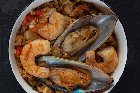 Тяхан с морепродуктами