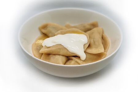 Вареники картофель-грибы