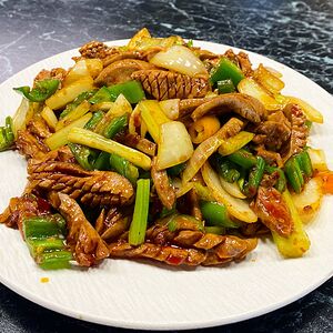 Жареные свиные почки