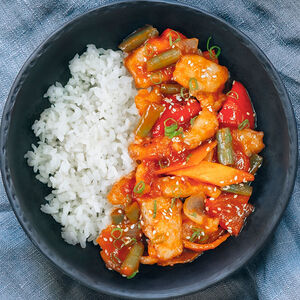 Курица в кисло-сладком соусе