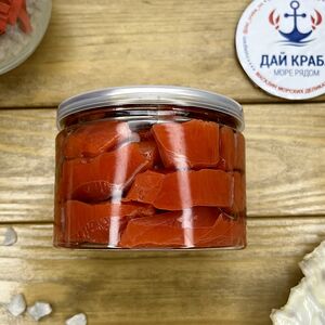 Филе рыбы слабосоленой в масле в ассортименте