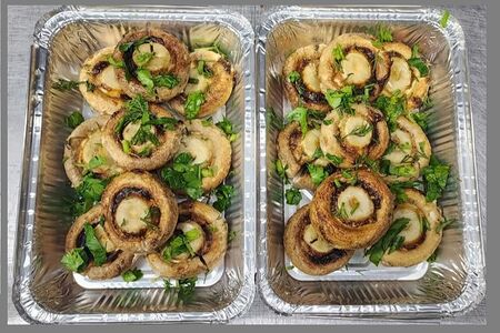 Шампиньоны на гриле