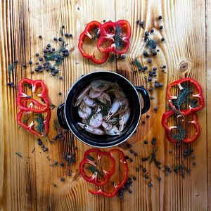 Креветка северная отварная