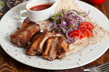 Шашлык из свиных рёбер