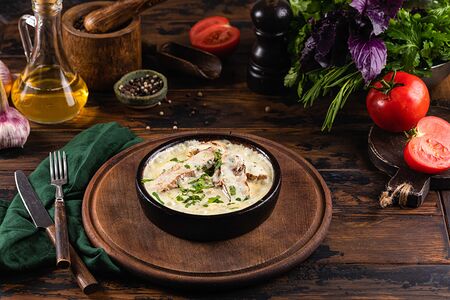 Куриное филе в сливочном соусе