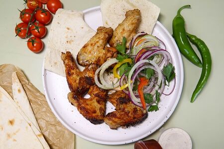 Шашлык из куриных крыльев