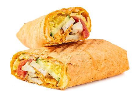 Мини-донер в сырном лаваше