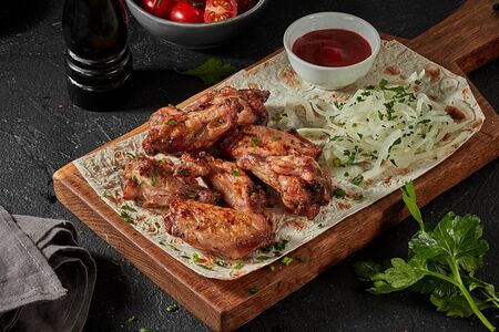 Шашлык из куриных крыльев
