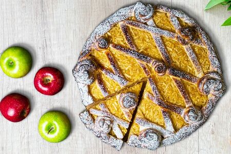 Осетинский пирог с яблоком