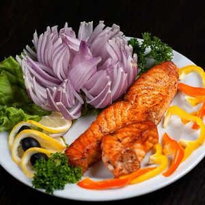 Шашлык из семги