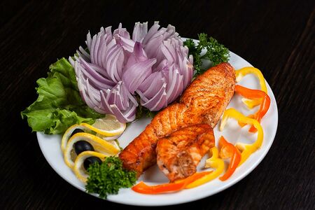 Шашлык из семги