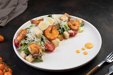 Цезарь с креветками