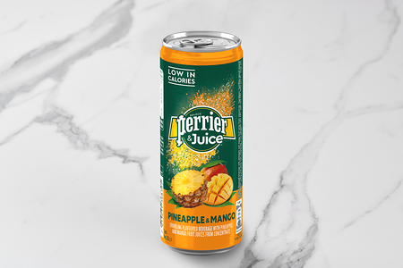 Минеральная вода газированная Perrier со вкусом ананаса и манго