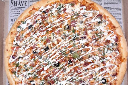 Баварская на тонком тесте