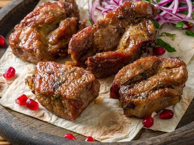 Шашлык из свиной шеи