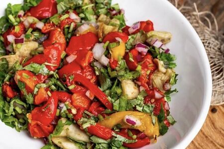 Салат на мангале