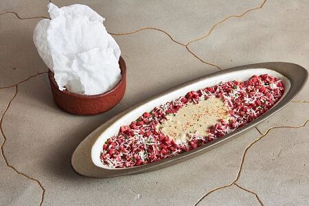 Тартар из мраморной говядины