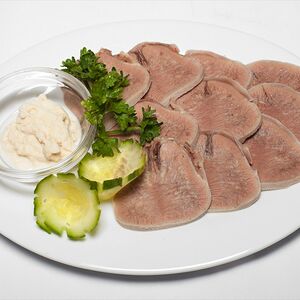 Язык с хреном