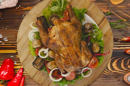 Курица табака