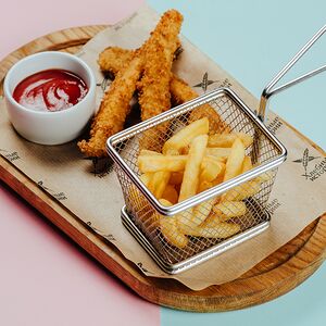 Ко-ко наггетсы с картошкой фри