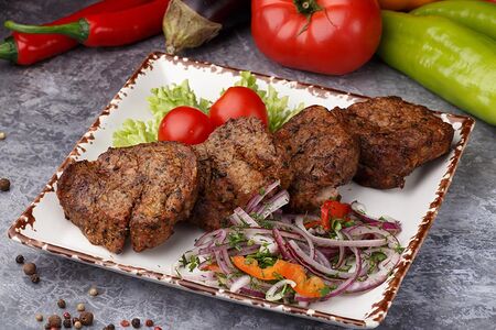 Шашлык из говяжьей вырезки