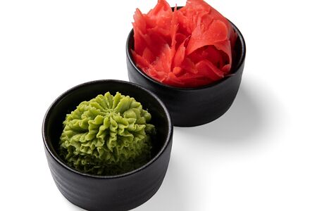 Имбирь маринованный и васаби