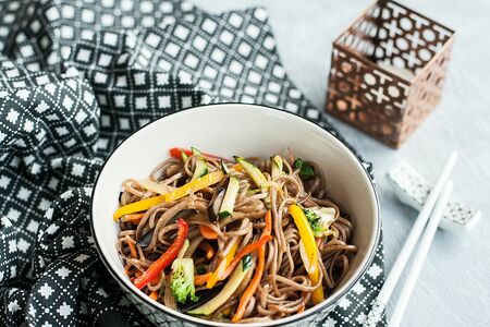 Вок Соба с курицей