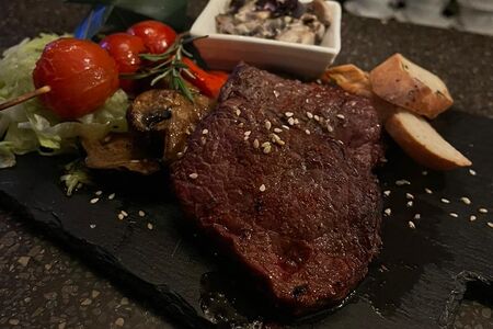 Медальоны с овощами гриль