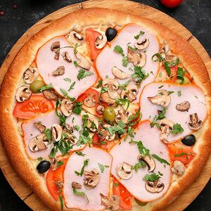 Պիցցա ֆիլեով և սնկով