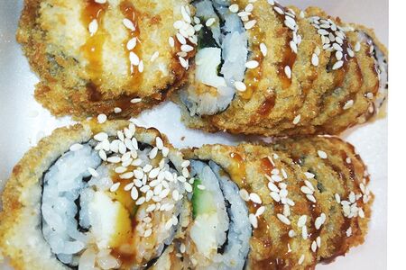 Жареный ролл Эби хината