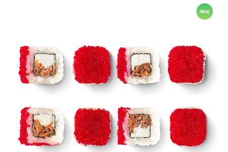 Лосось с тобико