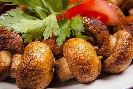 Шампиньоны запечённые