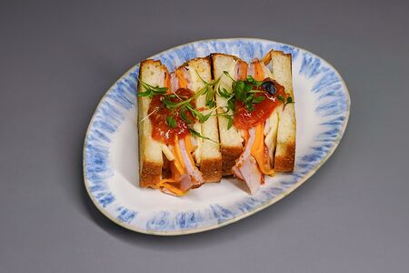 Техасский тост черри-чеддер