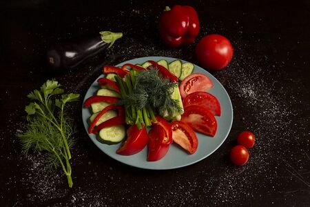 Овощная тарелка