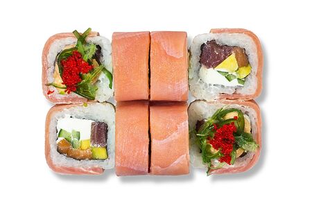 Шеф-ролл лосось-тунец