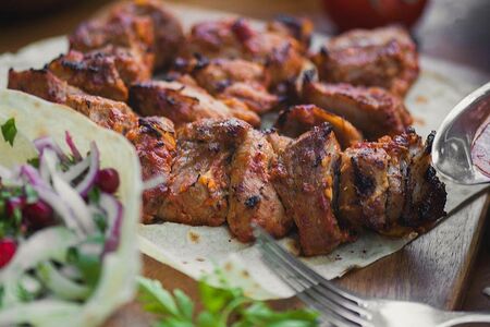 Шашлык из говяжьей вырезки