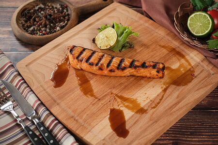 Лосось гриль