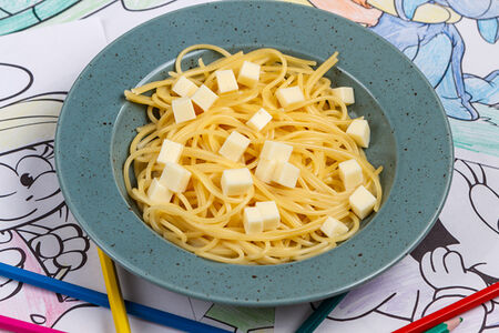 Спагетти с сыром