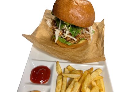 Бургер Рваная свинина