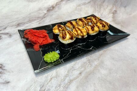 Запечённый с лососем