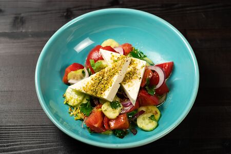 Из свежих овощей с сыром чанах