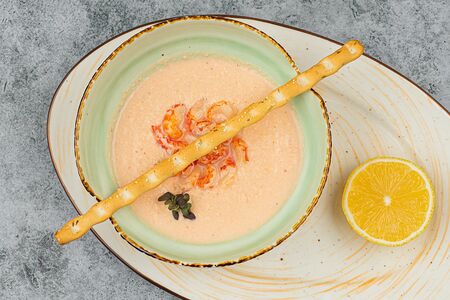 Крем-суп из семги