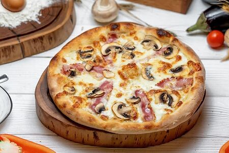 Сицилия бекон с шампиньонами