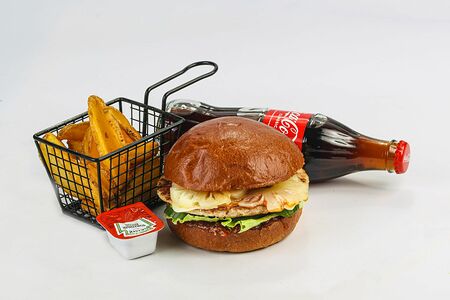 Кисло-сладкая курица комбо халяль