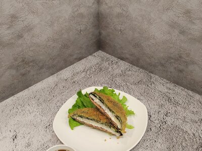 Суши-сэндвич с форелью